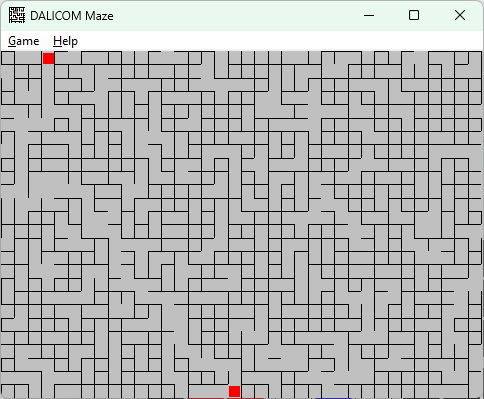 Maze game screenshot