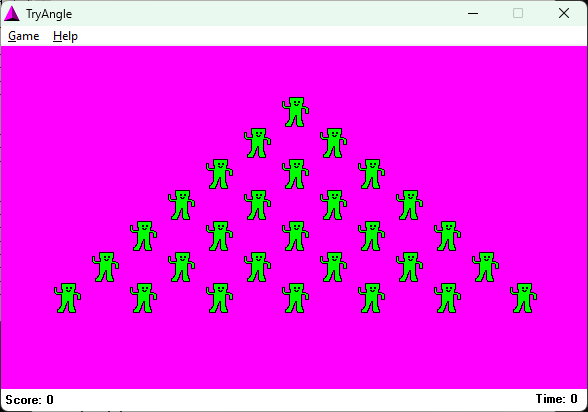 Tryangle game screenshot